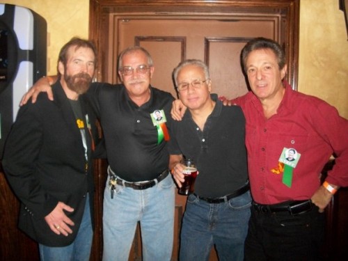  My guys, Tom Smith, Charlie Busterna Richie Scolo at Kevin Smiths memorial concert with Derek Warfield at Lilly Flannagans in Babylon. 